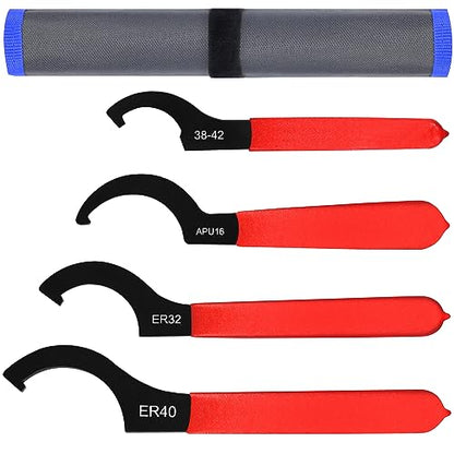 4pcs Coilover Spanner Wrench Set Adjustable Shock Wrench Heavy Duty Steel C Spanner for Most Coil Overs Shocks Adjustment and Suspension System - size: 4 Pcs