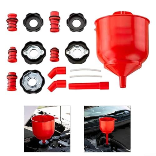 Innovative vehicle cooling system tool set designed to improve filling efficiency and prevent spills