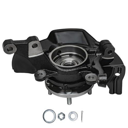 Detroit Axle - Front Steering Knuckles & Wheel Hub Bearings Struts with Coil Springs Replacement for 2011 Hyundai Sonata 2.4L - size: 4QU47825/ Big strut kit