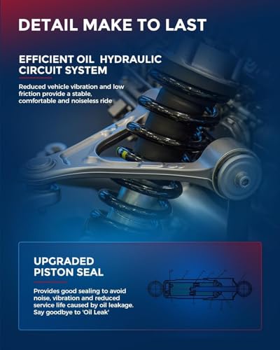 KAX Front Struts Fit For Lacrosse FWD 2011 2012 2013 2014 2015 2016, Complete Quick Struts with Coil Spring Assemblies, 172529, 172528 Struts Full Set of 2 SAA170 - style: 172529 172528