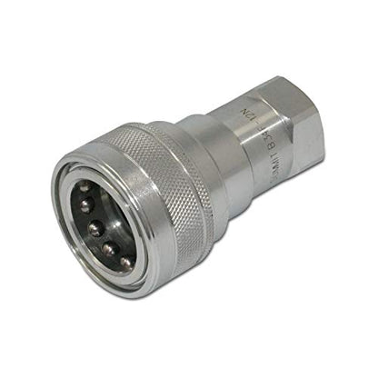 Summit Hydraulics 3/4" NPT ISO 7241-B Quick Disconnect Hydraulic Coupling/Coupler Set