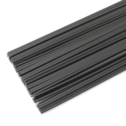 30PCS 8 Inch Black PP Plastic Welding Rod Car Bumper Soldered Bar for Display Rack Model Crafts Decorations DIY Production