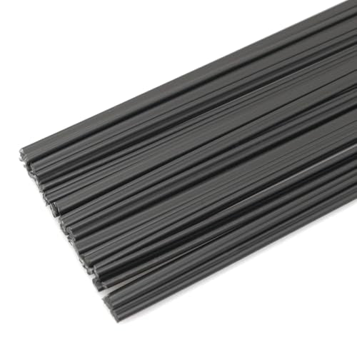 30PCS 8 Inch Black PP Plastic Welding Rod Car Bumper Soldered Bar for Display Rack Model Crafts Decorations DIY Production