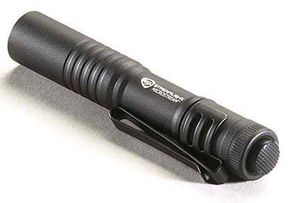 Streamlight 66318 MicroStream 45-Lumen Everyday Carry Pocket Flashlight with AAA Alkaline Battery, Black