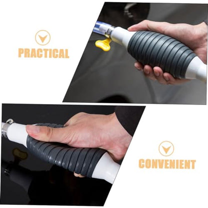 Amosfun Manual Oil Pump Hose Kit for Vehicles Efficient Fuel Transfer Pump Siphon Hose for Truck and Car Maintenance