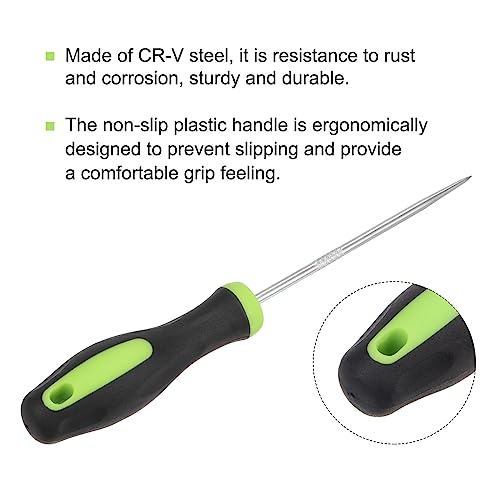 uxcell Straight Pick Hook 6.69" Puller Remover Removal Tool for Oil Seal/O-Rings, Gasket, Hose 2Pcs