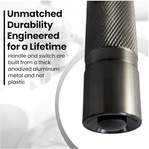 4th Generation Doctor Mom LED Pocket Pro Otoscope with Both Adult and Pediatric Disposable Specula Tips, Battery, and Protective Hard Plastic Case - Black - color: Black