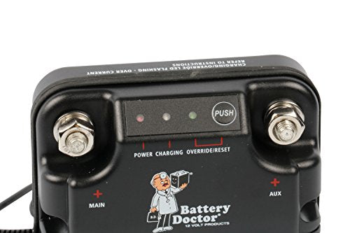 Battery Isolator, 100A, Black - size: 100 Amp