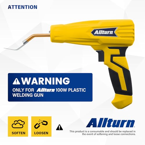 Allturn 2 Pcs Plastic Smoothing And Welding Tips | With Car Bumpers, Kayaks, Canoes, Priority Support Available - style: 2pcs Smooting Tip