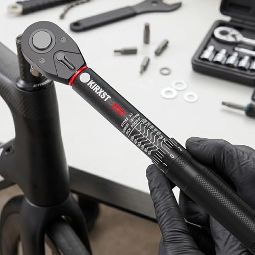 1/4" Drive Torque Wrench 20-260In.-Lb./2.96-29.4Nm, Two-way Adjustable 72-tooth Click Torque Wrench, Dual Scale, ±3% Accuracy Wrench, Suitable for Maintenance Bicycles, Cars and Trucks - size: 1/4" 20-260 in.1b
