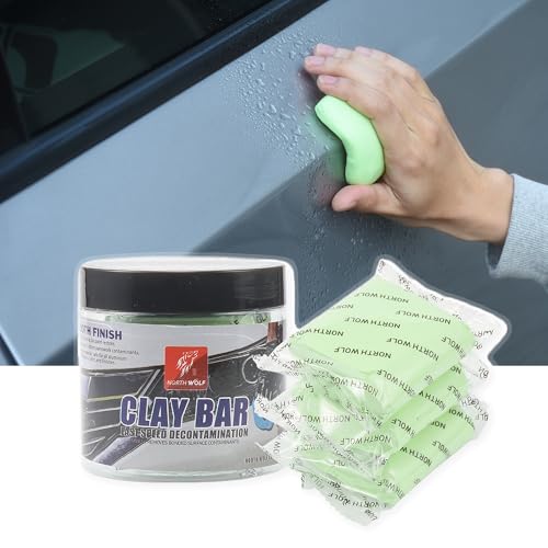 3 Pack Magic Clay Bar Kit Premium Car Clay Bars for Auto Detailing Cleaning No Scratch Cleaner, Green - color: Green