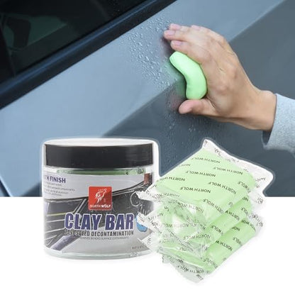 3 Pack Magic Clay Bar Kit Premium Car Clay Bars for Auto Detailing Cleaning No Scratch Cleaner, Green - color: Green