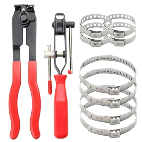 CV Boot Clamp Pliers Kit Universal Adjustable CV Boot Clamp Tool Joint Banding Tools for Fuel Filters Water Pumps Joint Boots
