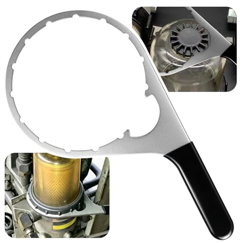 6" Collar/Vent Cap Fuel Filter Wrench for Davco 380134 382 – Compatible with Detroit Diesel & Cummins Engines, Metal Fuel Filter Removal Tool (6 Inch Inner Diameter) - size: 6in