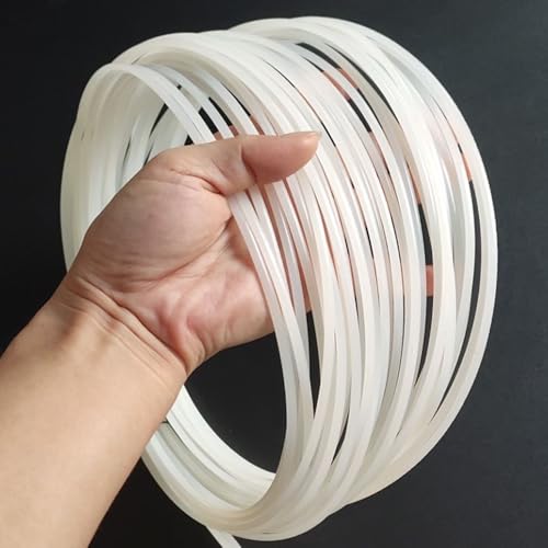 50 Feet White HDPE Plastic Welding Rod,1/8" Diameter,High Density Polyethylene Welding Rod for Car Bumper,Water Tanks,Canoe and Plastic Bins - color: White