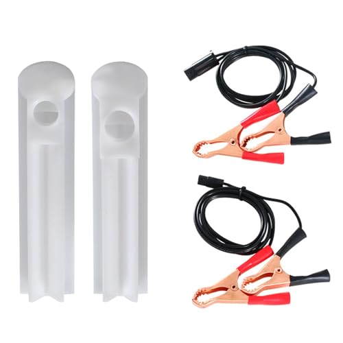 NTNEV 4PCS Car Fuel Injector Cleaner Kit, Universal Fuel Injector Flush Cleaner Adapter DIY Cleaning Tool Kit with Test Lead, SUV Truck RV Car Fuel Injector Tester Fuel Pump Pressure Test
