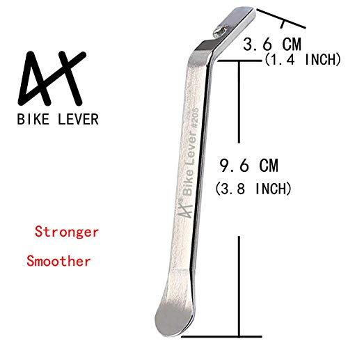 Premium Bicycle Tire Lever Tyre Spoon Iron Changing Tool, Bike Tire Levers Premium Stainless Steel Levers to Repair Bike Tube, Best Tire Changing Tool, Set of 3 - color: 3 Pcs