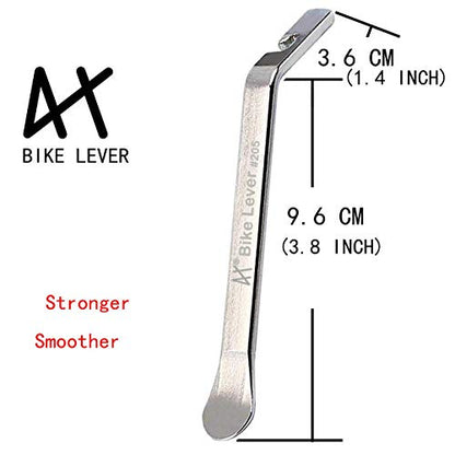 Premium Bicycle Tire Lever Tyre Spoon Iron Changing Tool, Bike Tire Levers Premium Stainless Steel Levers to Repair Bike Tube, Best Tire Changing Tool, Set of 3 - color: 3 Pcs