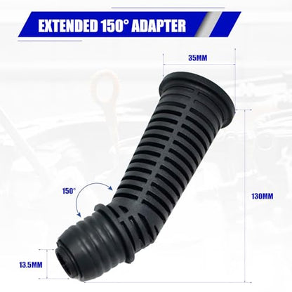 Engine Oil Funnel Compatible with Honda, Acura Vehicles | Spill-Free Hands-Free, with Extended Adapter for Limited Space, Fast & Easy Oil Change