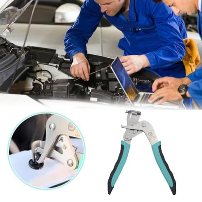 Car Clip Pliers with 100PCS Automotive Fastener Kit, Panel Clip | Removal Tool for Door Trim Clips, Auto Fastener Remover with Push Pin Retainer Rivets,Disassembly for Interior & Exterior
