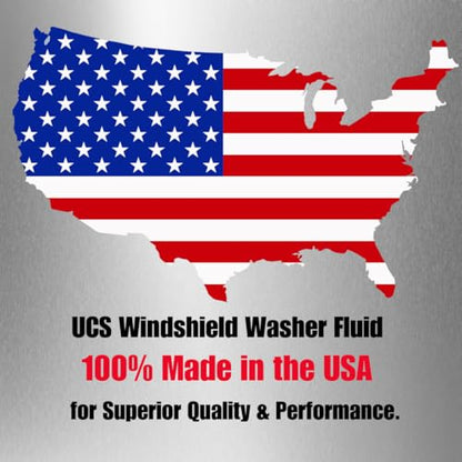 UCS Advanced All-Season Windshield Washer Fluid -27°F, Water Repellent Technology, Powerful Bug Remover, Streak-Free Cleaning, Ready-to-Use RTU, 1 Gallon - color: All Season, size: 128 Fl Oz (Pack of 1)