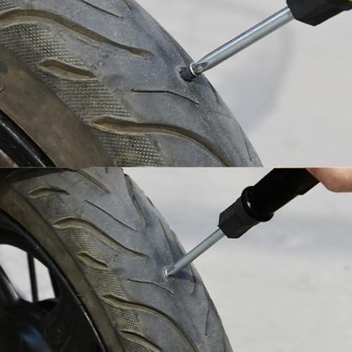 Tire Plugs Nails Screw in Tire Repair Screws Kit with Screwdriver 2 Size - size: 2 Size 60 Count
