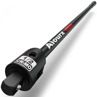 1/2" Drive 32 Inch Breaker Bar, Heavy Duty Head, Premium Chromium-Molybdenum Steel, Laser Etched Marking, for Grip and Break Loose Tight Bolts, Nuts - size: 1/2" 32-inch