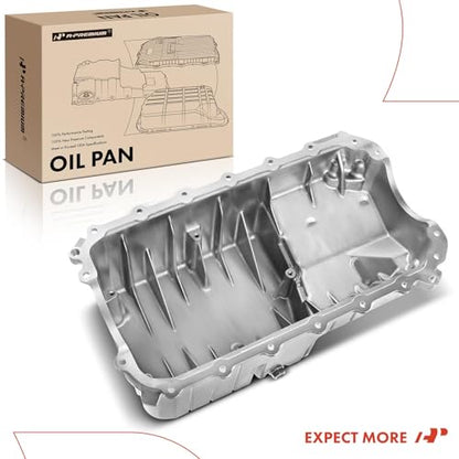 A-Premium Engine Oil Pan Sump with Drain Plug Compatible with Honda Civic 2001 2002 2003 2004 2005 L4 1.7L | Compatible with Honda Civic 2001 2002 2003 2004 2005 L4 1.7L, Reliable Oil Storage, Perfect Seal