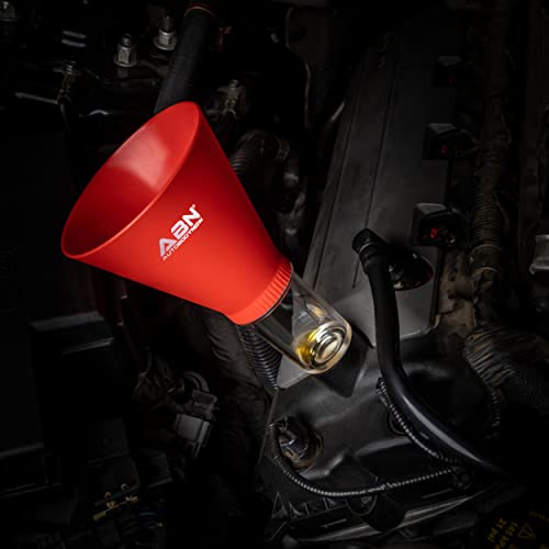 ABN Automotive Funnel - Engine Oil Funnel Compatible with Subaru for Use as Oil Change Funnel with No Spill with Adapter - size: Subaru