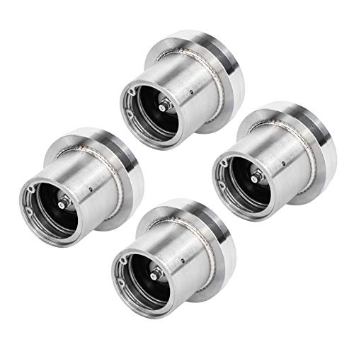 Estink 4pcs 2.717in Diameter Trailer Stainless Steel Lubricator Tool Accessory