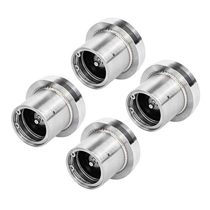 Estink 4pcs 2.717in Diameter Trailer Stainless Steel Lubricator Tool Accessory