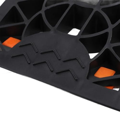 Car Service Ramps Low Profile Car Ramps - 2.44in Lift Heavy Duty Tire for Vehicle Maintenance and Safe Lifting - Portable Service for Low Profile and Modified