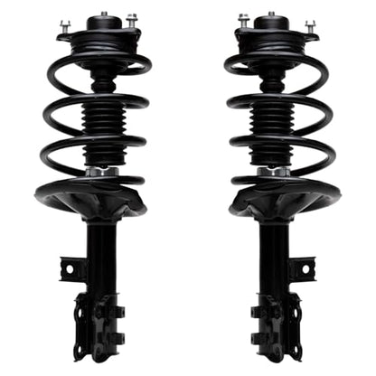 Detroit Axle - Front Struts w/Coil Spring Rear Shock Absorbers Replacement for 2010-2013 Kia Forte Koup Forte5 - size: 4AQ47039/Shock Kit