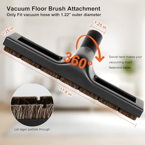 14pcs Universal Vacuum Attachment for Wet Dry Vac Attachments,Vacuum Accessories and Attachments with Shop Vac Extension Wand, Hose Adapter fit 2 1/2", 1 1/4",1 7/8" - size: 14pcs