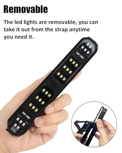 SUNPIE UTV Dome Light Battery Powered Upgrade Switch Wireless SXS Interior Lights Compatible with Polaris Can am Pioneer/Talon Kawasaki Mule/Teryx Arctic Cat ATV Truck Tractor for Night View - color: 2 PCs of White