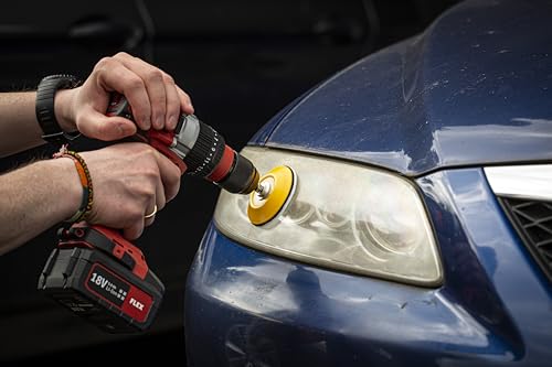 Glass Polish DIY Headlights Restoration and Polishing Kit – Permanent Headlight & Tail-Light Restoration, Restores As-New Condition and Guards Against Future Damage - GP31016