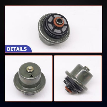 HiSport PR484 Fuel Pressure Regulator Compatible with Chevrolet Astro 1992-1995 Blazer 1995 S10 Blazer 1992-1994 S10 Pickup 1995, GMC Jimmy 1992-1995 Safari 1992-1994 Sonoma, Oldsmobile Bravada - size: HSFPR484