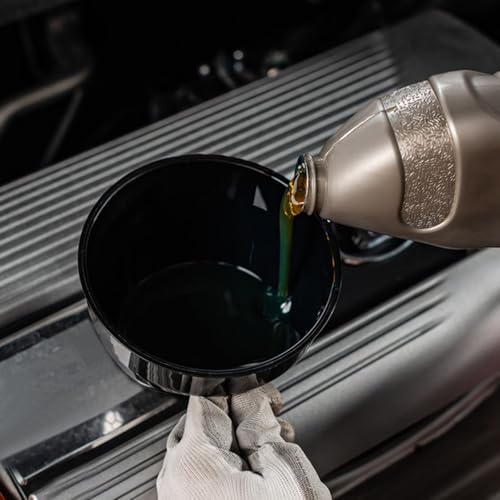 5-Piece Automotive Oil Funnel Set,with Flexible Neck,Funnel Flexible, | automotive funnels set,car funnel set,Filter Screen, Wide Mouth for Gas, Oil, Coolant, Engine Oil
