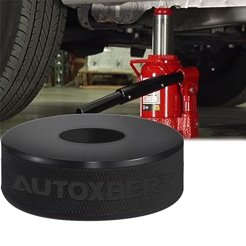 Bottle Jack Pad Adapter Rubber 29mm 1 1/8“ Hole Dia Recess On Bottom Jacking Point for 5-6 Ton Bottle Jacks Lift Car Damage Protection Universal - size: 29MM