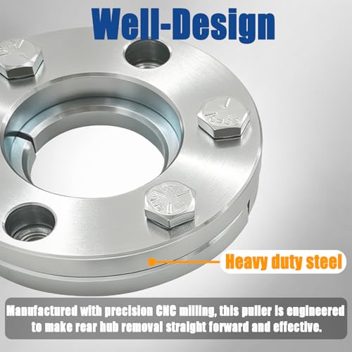 Rear Drum Hub Puller Compatible with 1928-1948 Early Ford Flathead V8 & Model A 28 29 30 32 34 35 36 38 40 47 48