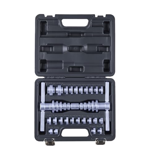 VEVOR Bicycle Bearing Press Kit, Bike for Wheels/Hub Bearing Installation with Bushings & Wrenches, Bike Soft Tail Frame Turning Point Hub Assembly Tool 25pcs