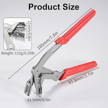 Car Clip Pliers, Snap Removal Pliers, Panel Clip Removal Plier, 2026 Upgraded Heavy-Duty Professional Plastic Fastener Removal Tool, Spring-Loaded Fastener Rivet Remover for Vehicle Maintenance