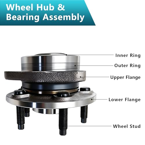 513315 Front Wheel Bearing Hub Assembly for Chevrolet Cruze 2011 2012 2013 2014 2015, Cruze Limited 2016 (2PCS) - size: 513315