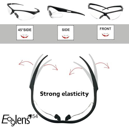 Safety Glasses Anti Fog Photochromic ANSI Z87.1 UV Protection Scratch Resistant hunting tactical Airsoft - color: X801 Not Anti-fog Photochromic