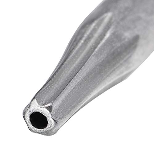 uxcell 10 Pcs T6 Magnetic Torx Screwdriver Bits, 1/4 Inch Hex Shank 3.94-inch Length S2 Security Tamper Proof Screw Driver Kit Tools - size: T6