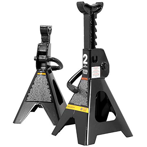 Big RED AT82001BR Hydraulic Trolley Service/Floor Jack Combo with 2 Jack Stands, 2 Ton (4,000 lb), Black - color: Black, size: 2 Ton (4,000 lb) with Jack Stands