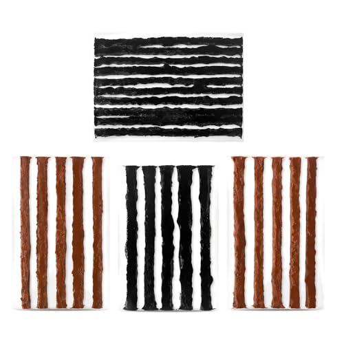 Tire Repair Plugs, Tire Patches Fix a Flat Tire, Heavy Duty Tire Plug, Repair Tubeless Off-Road Tires for Car, RV, SUV, Truck, Motorcycle, Tractor, Mower, Wheelbarrow [Multi-Size: 25Pcs] - size: 25 PCS