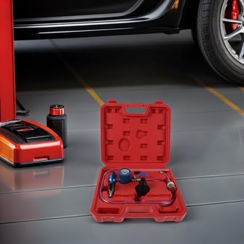 Ipetboom Automotive Coolant Vacuum Refill Kit with Spill-Proof Radiator Filling Tool – Coolant System Refill Accessory for Car Cooling Maintenance and Repair