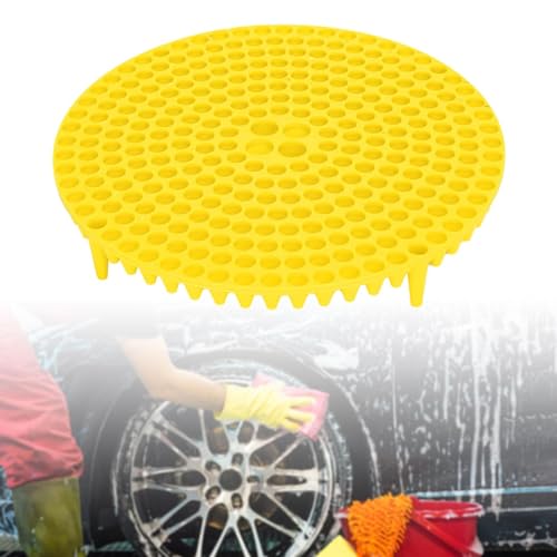 Premium Car Wash Bucket Insert for Vehicle Cleaning, Yellow - color: Yellow