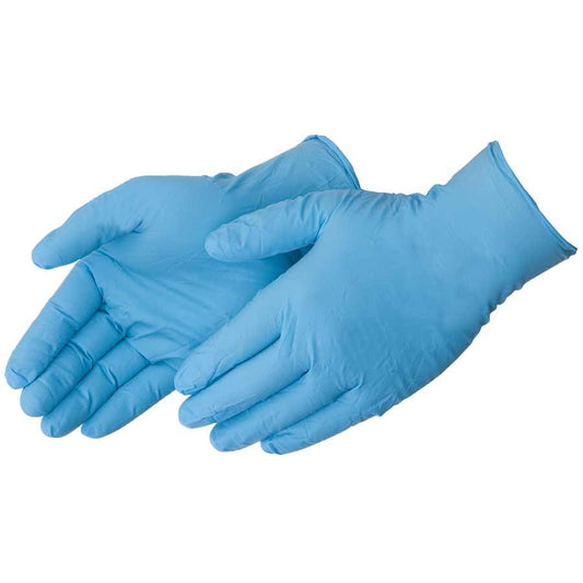 Nitrile Disposable Gloves | Powder-Free, Micro-Textured - size: X-Large, style: Industrial Grade - 6 Mil (Blue)